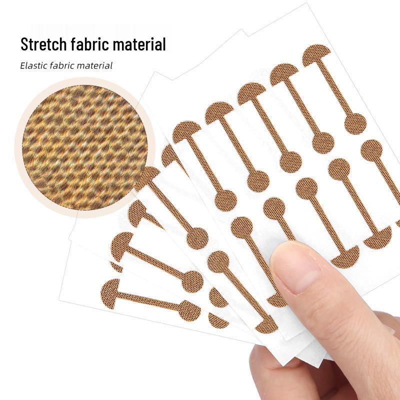 Compact Self-Adhesive Nasal Wing Patch: Soft and Elastic Corrective Nose Contour for Narrowing Wide Nostrils and Enhancing Nose Appearance.