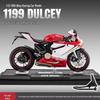 Kawasaki 1:12 Model de motocicleta din aliaj Ducati cu sunet pentru copii