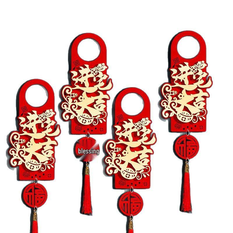 Housewarming Joy: New Home Door Handle Pendant Ornament