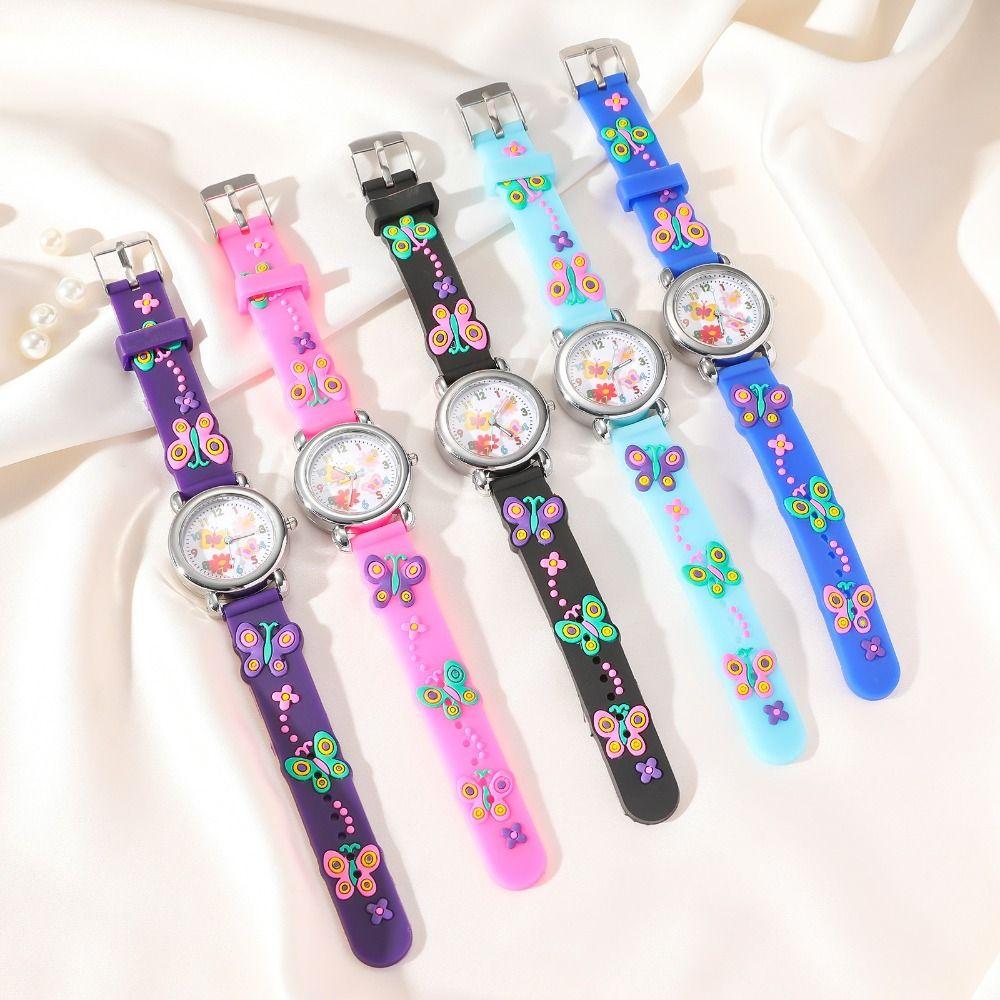 Round Quartz Watch Cartoon Wrist Watch High Quality Clock