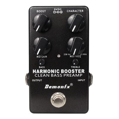 Demonfx HARMONIC Electronics Harmonic Booster Kloon Harmonic Booster Bas Voorversterker Schone Booster Bas Effectenpedaal BOOSTER/Darkglass (Darkglass Kloon)