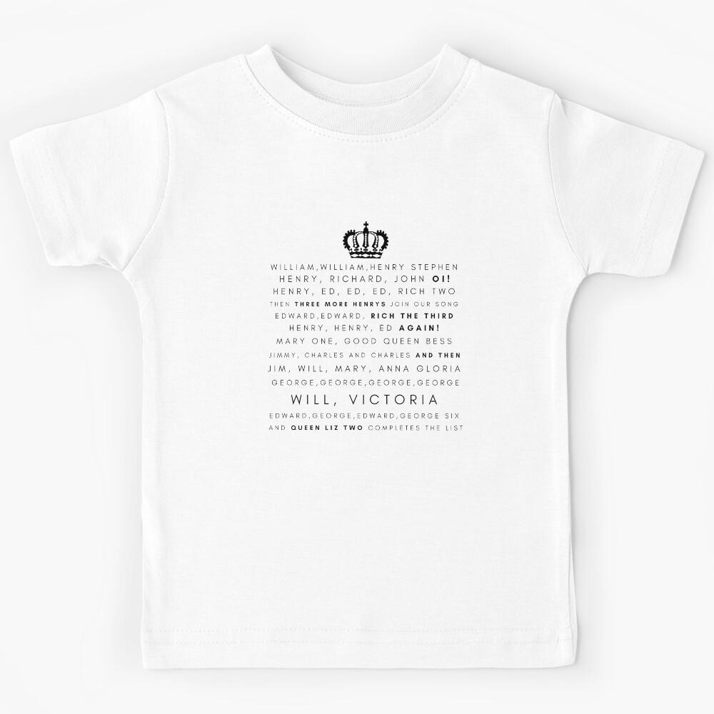 Horrible Histories - Kings and Queens Kids T-Shirt 120