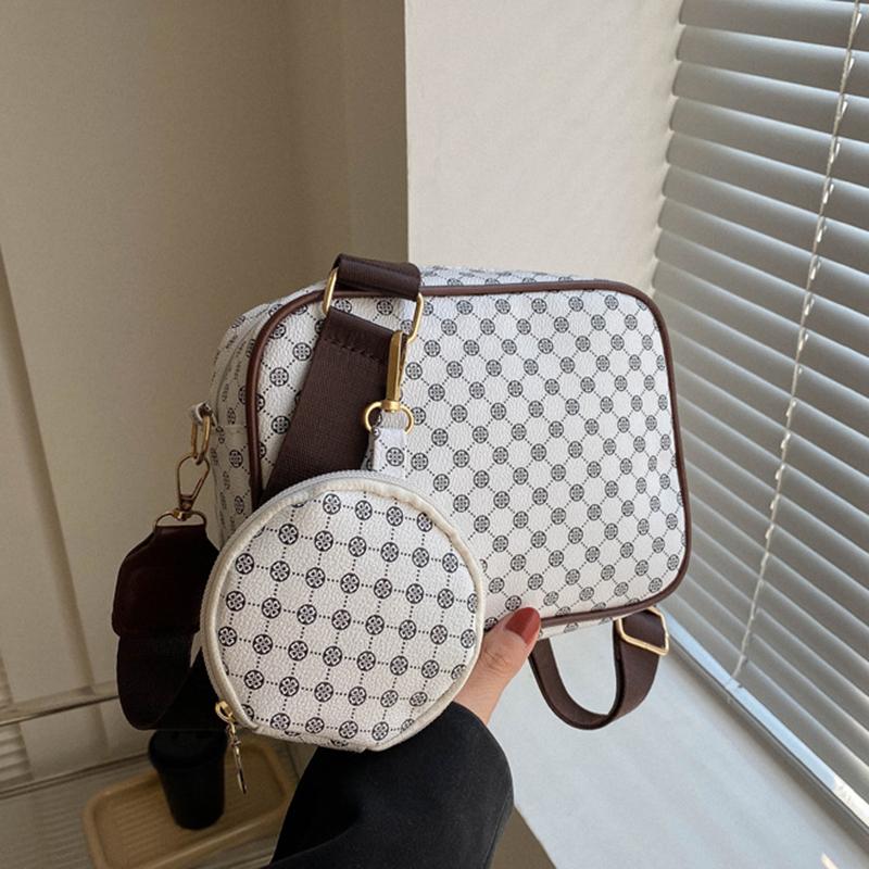 

Винтажная трендовая квадратная сумка через плечо с небольшим узором из искусственной кожи, женская сумка через плечо 19.5x7.5x15.5cm