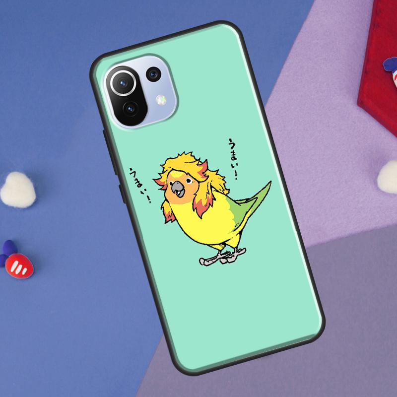 Chubby Cockatiel Parrot Bird Cover For Xiaomi 14 Ultra 13 11T 12T 13T 14T Pro POCO X6 X7 Pro X3 X5 F3 F5 F6 M6 Pro Case
