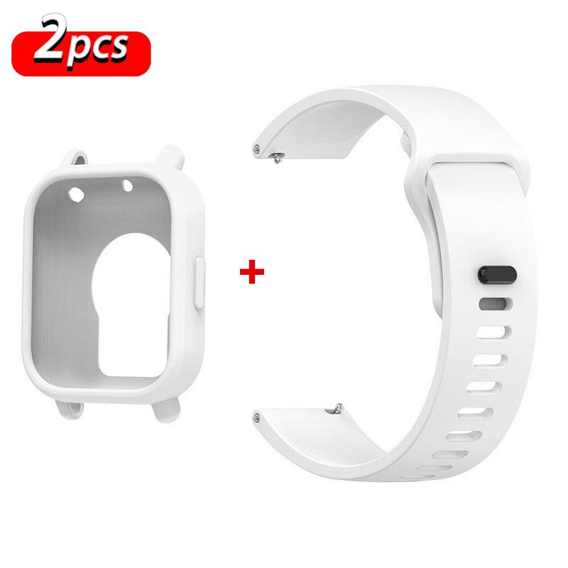 Original Silicone Strap+Case For Xiaomi Redmi Watch 5 Active smartwatch wristband Sport Bracelet correa Redmi watch 5 Lite bands
