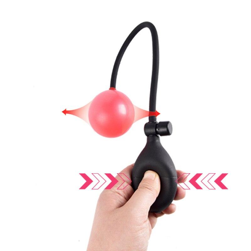 Mini Inflatable Anal Plug Anal Dilator Adult Sex Toys Masturbator Slave BDSM