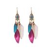 Bohemian Feather Tassel Earrings: Luxury Retro Ethnic Fashion