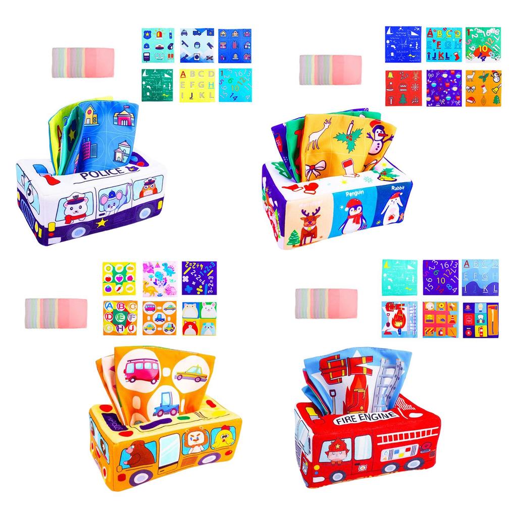 Plush Sensory Box for Developing Fine Motor Skills in s - Soft Fabric Toy Early Childhood