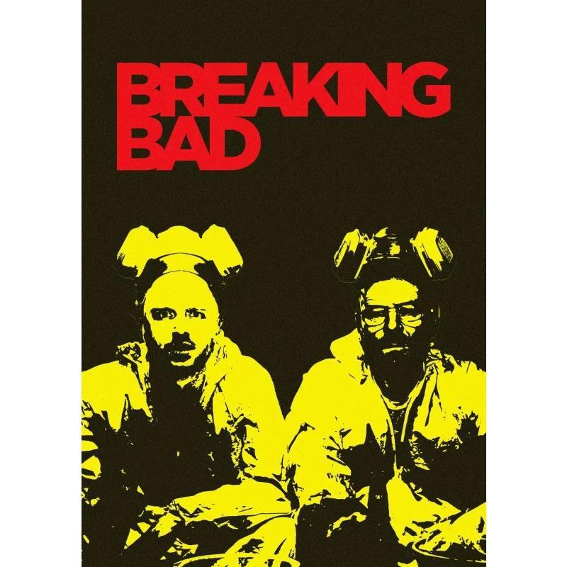 Breaking Bad Klassische Krimi-TV-Serie Poster Leinwandmalerei Heisenberg Drucke Wandkunst Bilder Moderne Heimzimmerdekoration