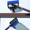 Multifunctional Telescopic Snow Removal Tool for Car Glass Defrosting Detachable Brush