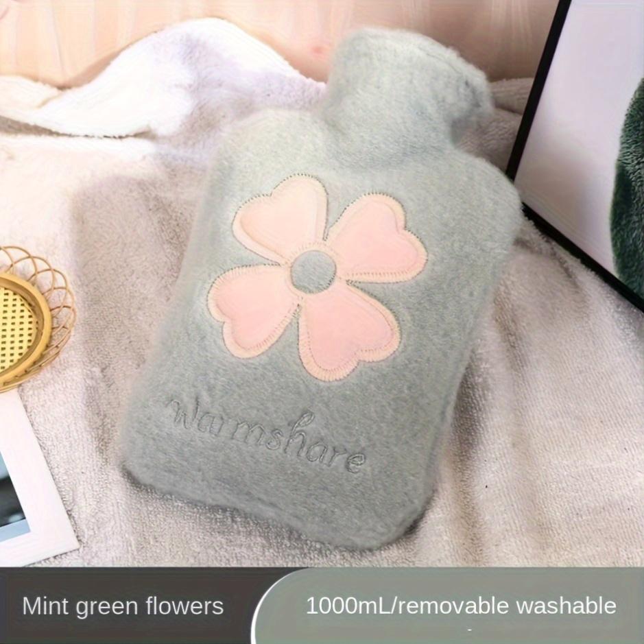 

Non Electric Rubber Bottle Hot Bag Hot Water Bag for Period Cramps Heating for Body Pain Relief Therapy Hot and Cold Therapies зелений