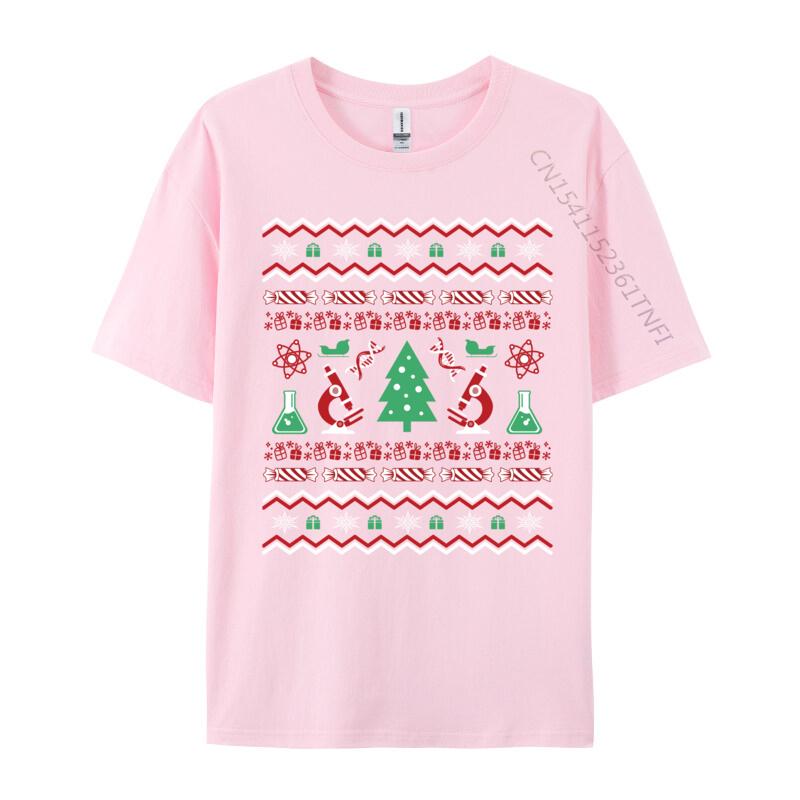 Science Laboratory Ugly Christmas Sweater Dna Microbiology T-Shirt Short Sleeve Retro Classic T Shirts Clothing Graphic