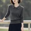 Women S Long Sleeve Loose Knit Top Casual Fashionable