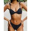Two Piece Separate Bikinis Set Women's Swimsuit Swimwear Swimming Suit With Pad Push Up Bra Set Thong Bikini Suit