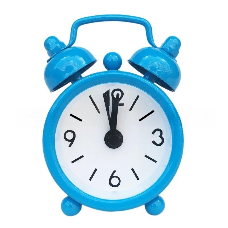 Mini Metal Alarm Clock Creative Student Electronic Alarm Clock Bedside Alarm Clock Portable Travel Alarm Clock