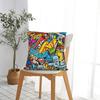 Pillow Cover Cartoon Cute Doodle Fashion Pillow Case For Sofa Couch Bed Living Room Pillowcases