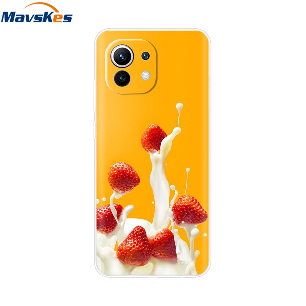 Clear Case for Xiaomi Mi 11 Lite NE 5G Mi11 lite Soft TPU Transparent Shockproof Phone Cover For Xiomi Mi11lite Mi 11 lite NE 5G