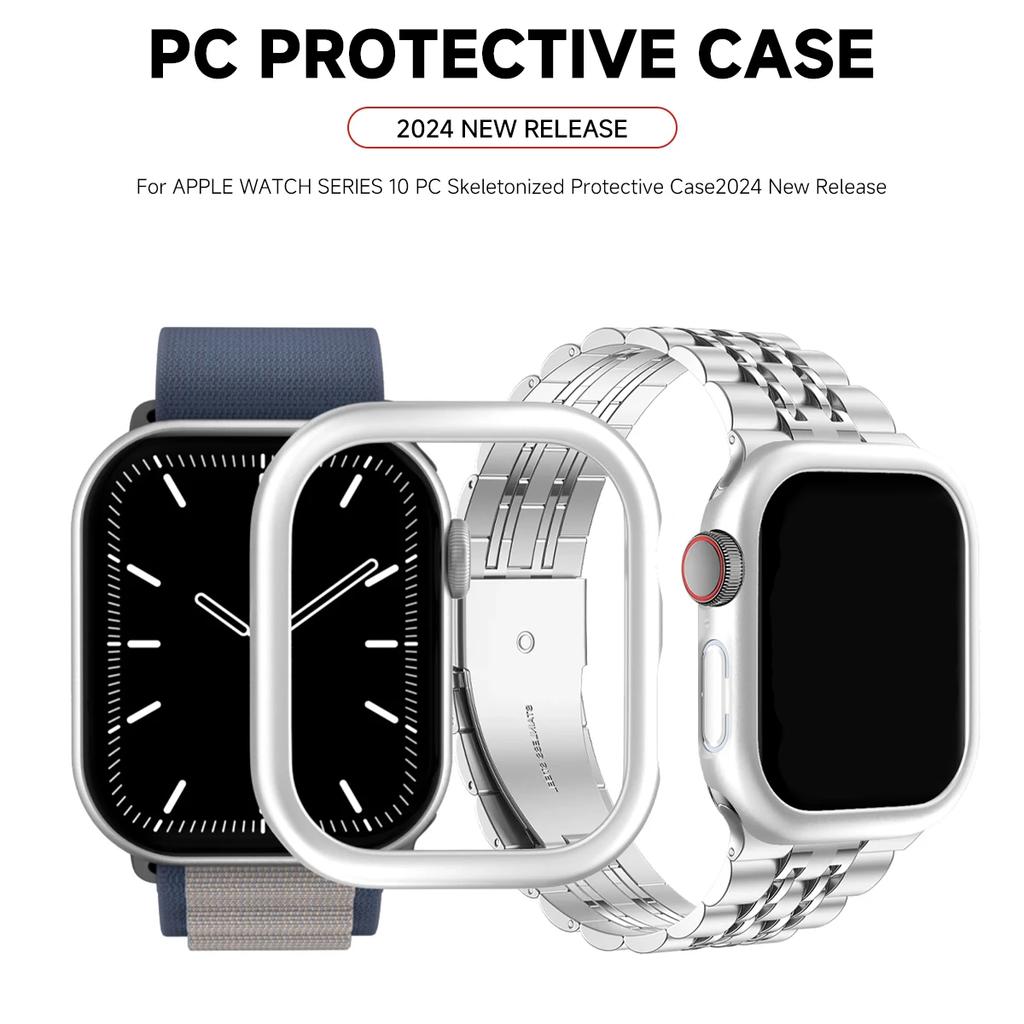 PC Cover For Apple Watch Series 10 42mm 46mm Matte Hard PC Bumper Screen Protector Case iWatch Series 10 42mm 46mm Accessories