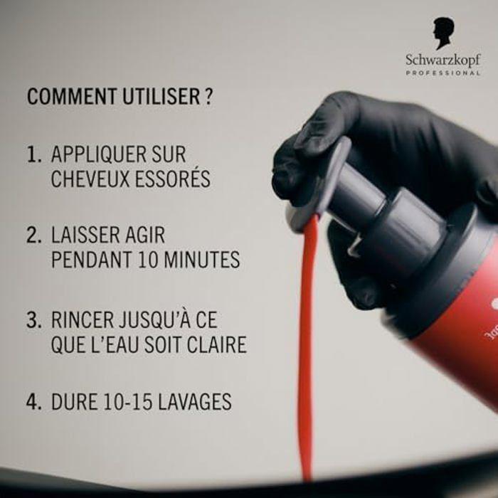 Masque de couleur semi-permanent - SCHWARZKOPF PROFESSIONAL - CHROMA ID - Rouge rubis - Vegan - Jusqu'à 15 shampooings