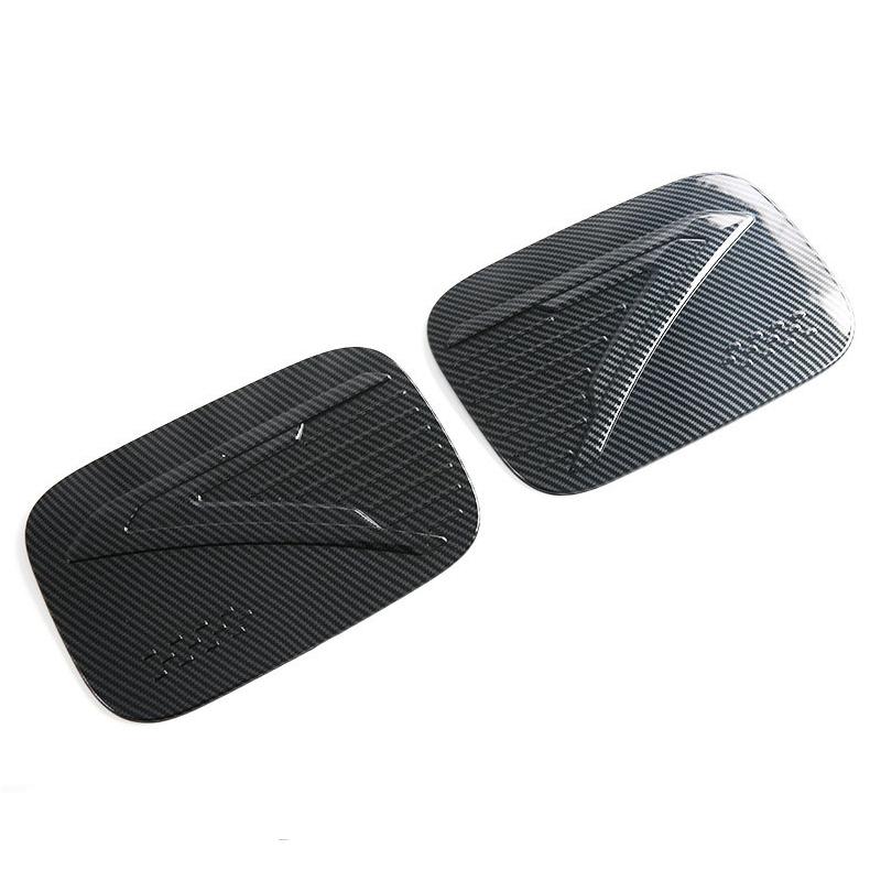 For BYD Shark 6 2024 2025 ABS Carbonfiber black Car Fuel Filler Tank Cover Oil Fuel Tank Cap Cover Exterior Decoration Stickers