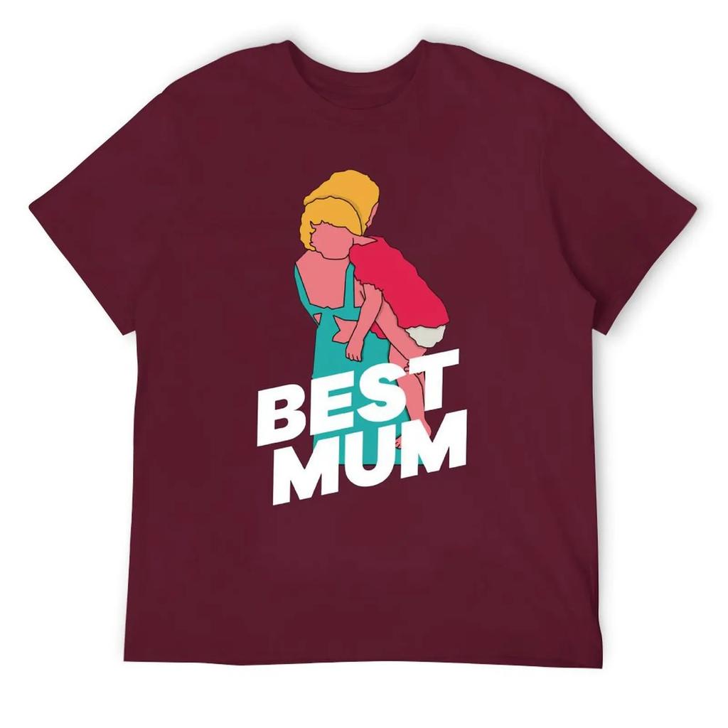 Mother's Day Happy Mother's Day Men's Classic Crewneck T-shirt Sport Top Tee Top Quality Humor Graphic Fitness USA Size