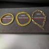 Set di 3 Braccialetti alla Moda Stile Boemo Braccialetto con Zirconi Braccialetto Placcato Oro di Pregio Regalo per Feste Gioielli Regalo di Compleanno