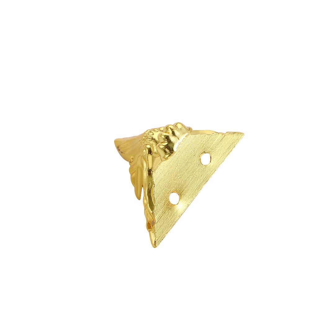 Golden Durable Hardware Wood Case Furniture Part Protector Furniture Leg Corner Feet Leg Corner Bracket