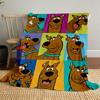 1 Stück Scooby-Doo fröhliche bunte Outdoor-Decke - Überwurfdecke, Weich, Flanelldecken, Wohnzimmer, Reisen, Camping-1102132