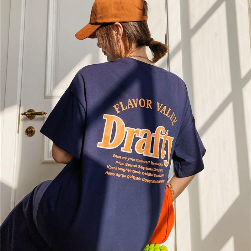 Women's Fashion Summer Spring 1/2 Sleeves O-Neck Loose Waistline Casual Dresses