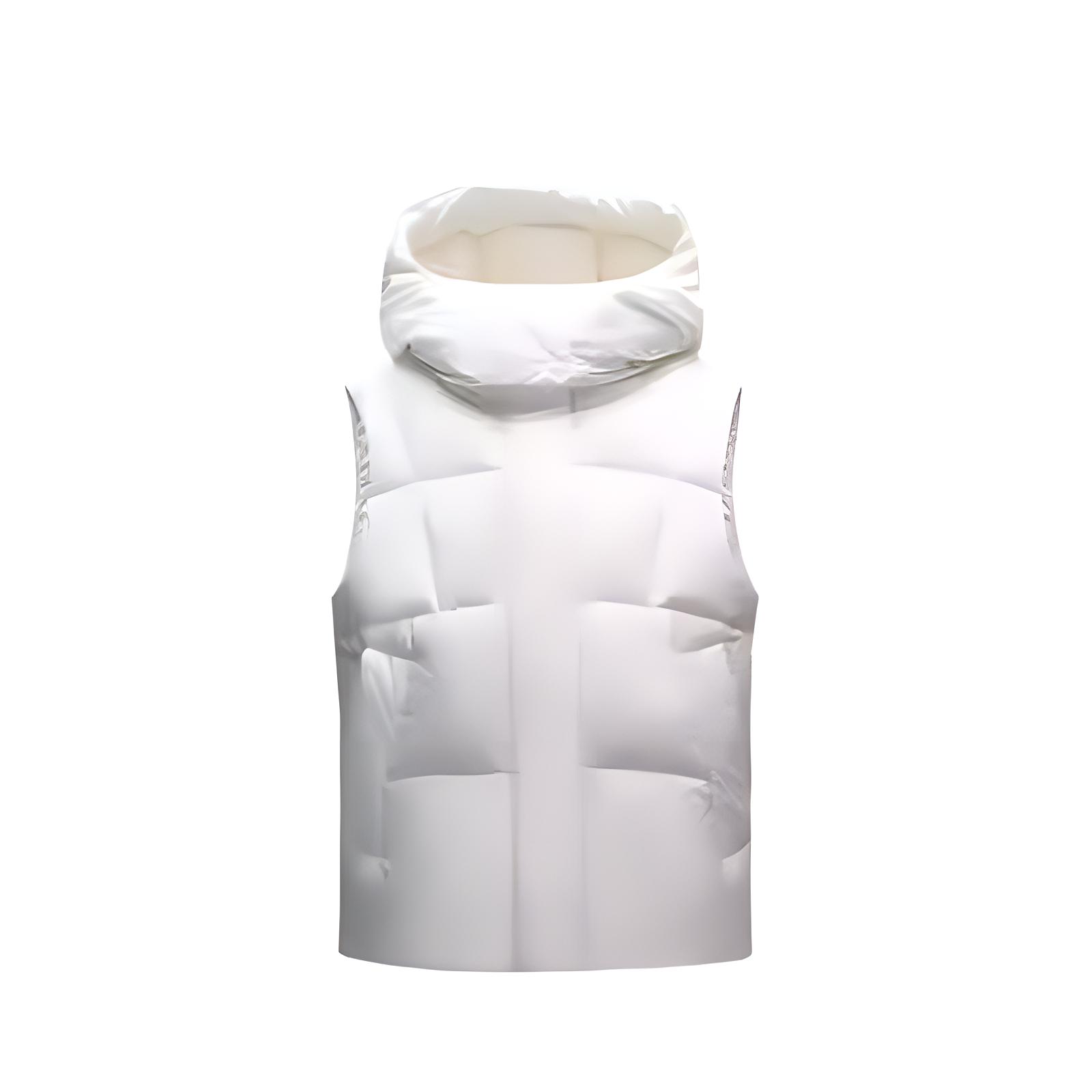 

Anta Champion All-Weather Series Sports Lifestyle Solid Color Zipper Hooded Comfortable Breathable Versatile Casual Down Vest Women vest 162440903-1 M