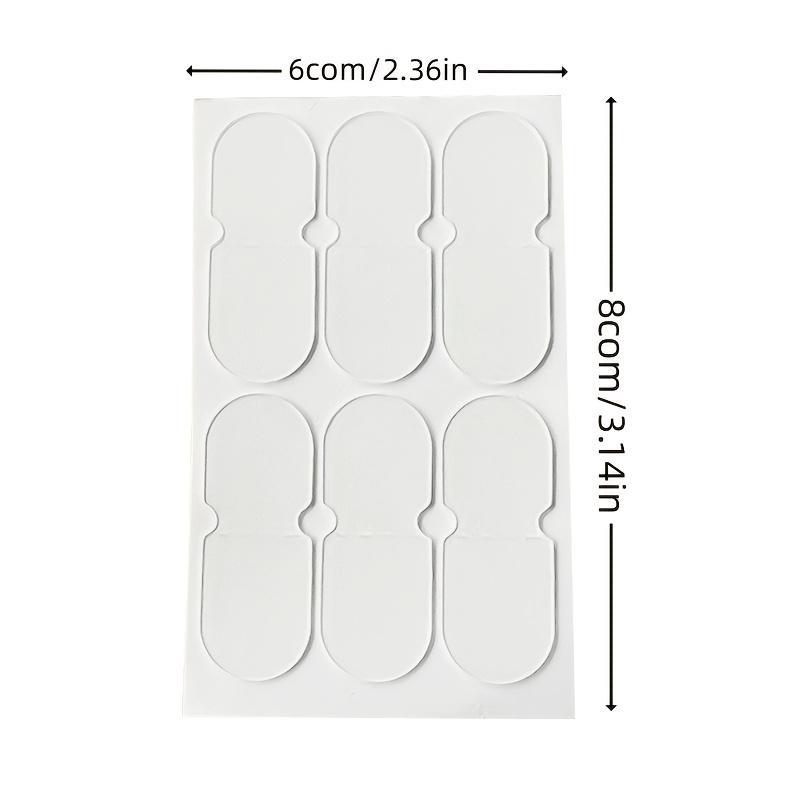 60PCS Invisible Ear Stickers Strongly Support Silicone V-shaped Face Transparent Painless Ear Stickers To Immediately Improve Contour Shaping
