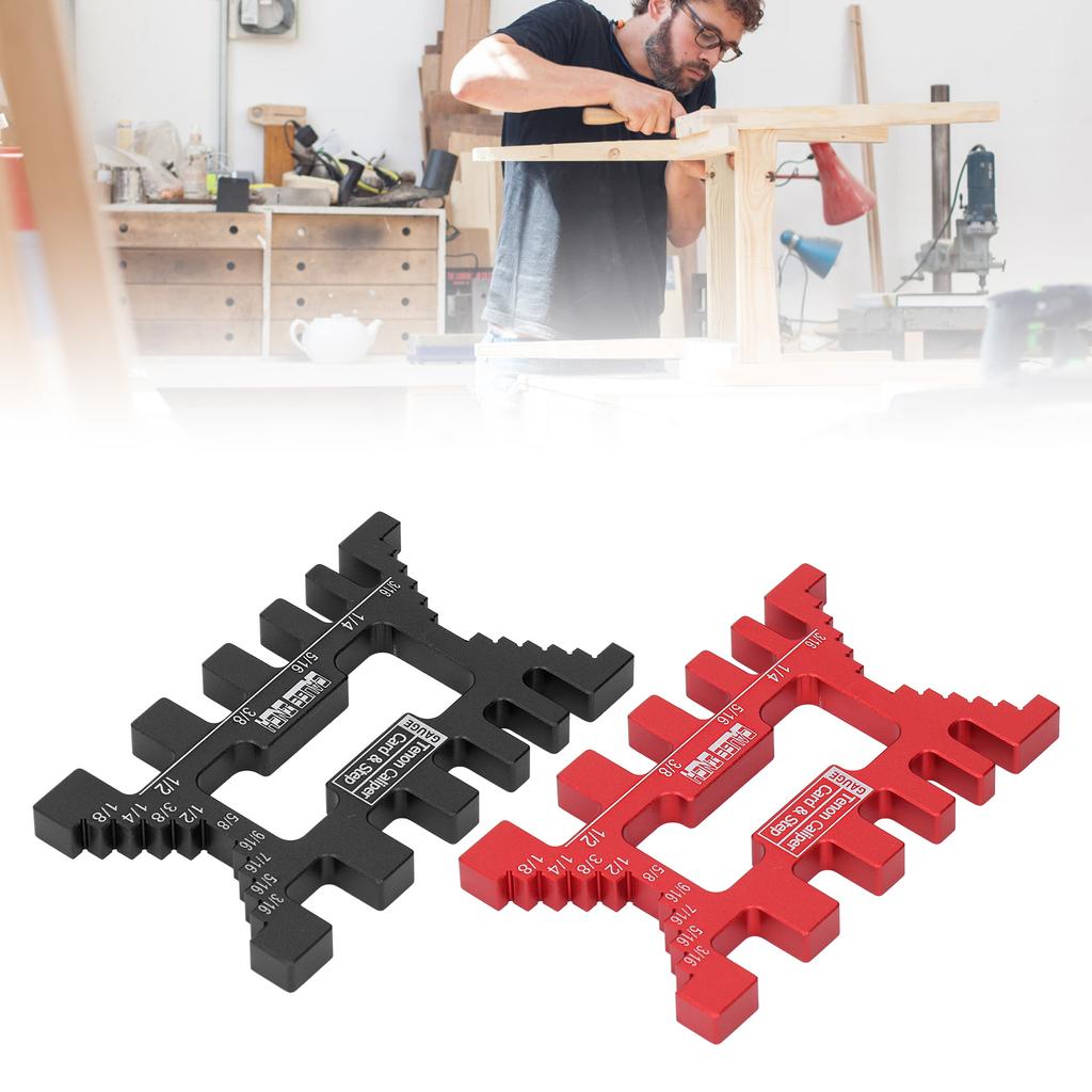 Dovetail Jig for Woodworking Aluminum Alloy Metric Imperial Tenon Caliper Height Gauge Saw Table Mac