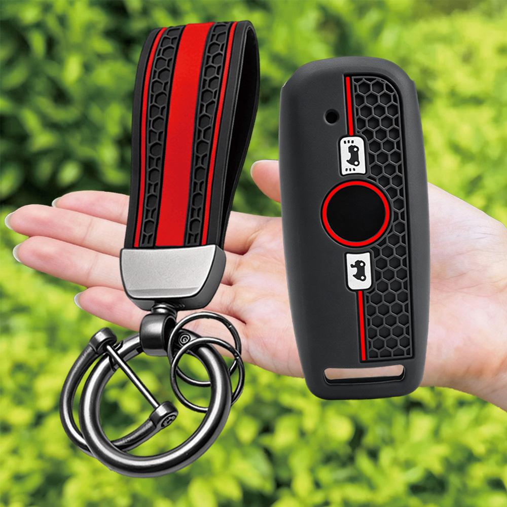 2026 New Sale Motorcycle Silicone Key Case Shell Cover For Honda GL1800 Gold Wing GoldWing 2018 2019 2020 Keychain Protect