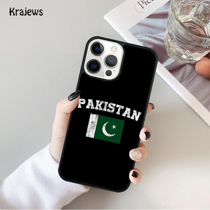 Pakistan Flag Phone Case For iPhone 17 Air 16 15 14 Max Plus 11 12 13 Pro Max Phone Cover coque