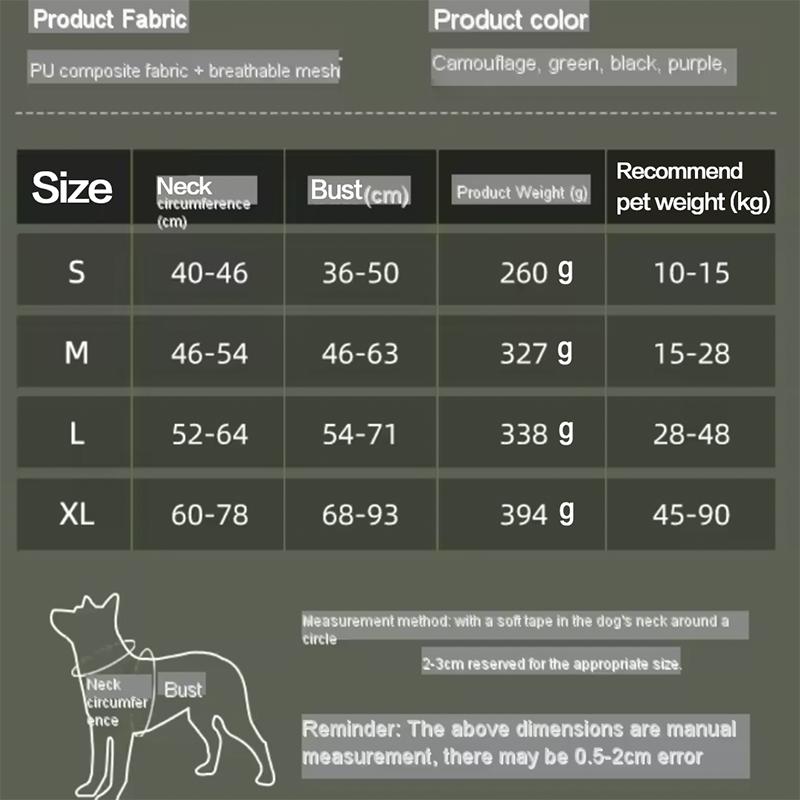 Reflekterende Hundesele Taktisk Trening Ingen Dra Middels Stor Hundevest Justerbar Sikkerhetsline Militær Løpe Kjæledyrseler