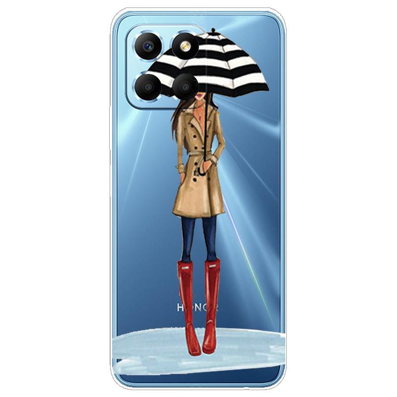 For Honor X6 Case HonorX6S Transparent Soft TPU Silicon Phone Cover For Huawei Honor X6S 2022 Case 6.5 Inche VNE-LX1 Clear Funda