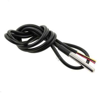 1PCS Stainless Steel Package Waterproof DS18b20 Temperature Probe Sensor (1m 2m 3m 5m)