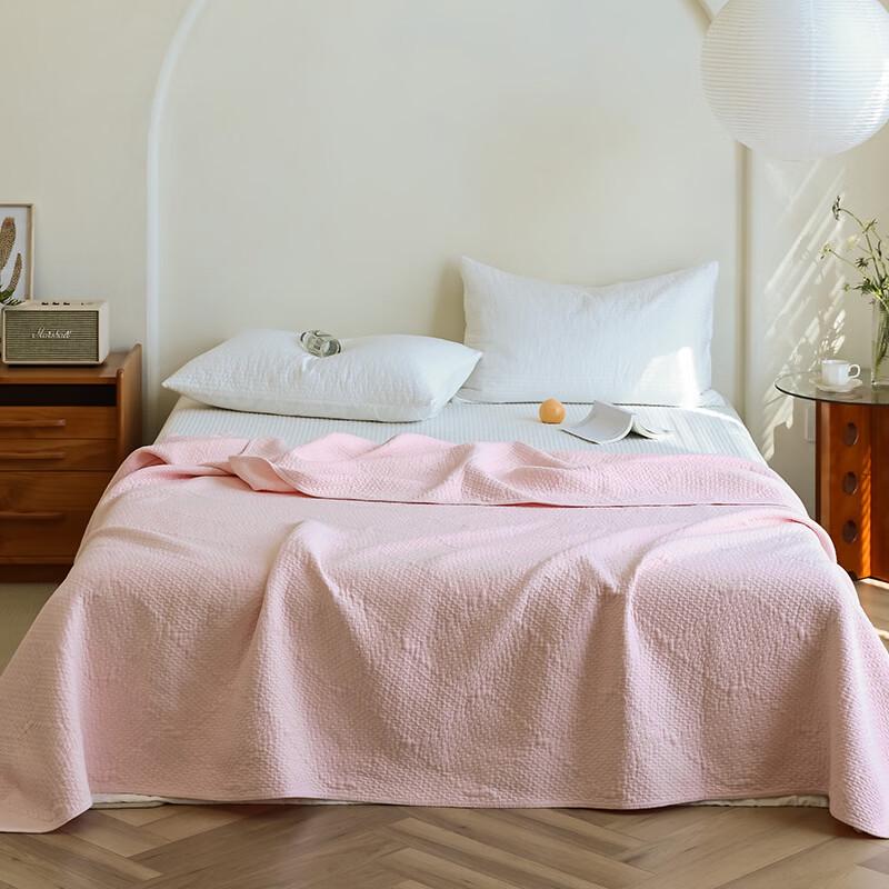 LISM Washed Cotton Jacquard Throw Blanket