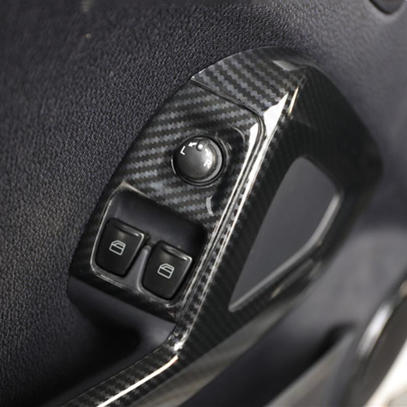 Fibră de carbon Husă decorativă interioară Turnare Instrument Carcasă de viteze Carcasă modificată pentru Old Smart 451 fortwo