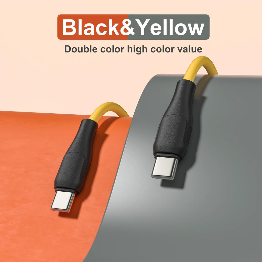 USB C To USB Type C Cable for MacBook Pro Quick Charge 3.0 60W Fast Charging Cable for Samsung Xiaomi POCO Charger Cable Cord