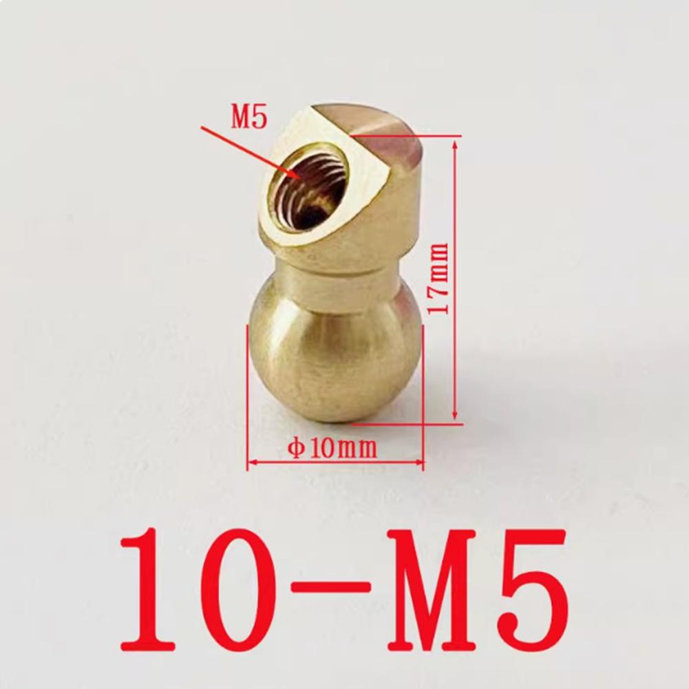 10PCS CNC Machine Oblique Spray Brass Coolant Nozzle Tool Holder Joint Nozzle Suitable For Deep Hole Machining