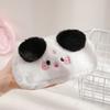 Cute And Functional Plush Cube Storage Bag For Girls Student Stationery Organizer Multi-purpose