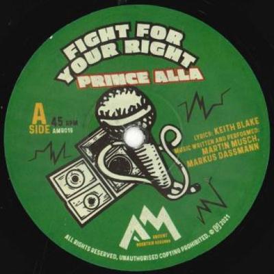 7inch Record PRINCE ALLA - Fight For Your Right AMR018 Ancient Mountai 2022 Germany Reggae, Ska & Dub