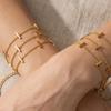 18k Gold Plated Twisted Wire Chain Bracelet - Elegant, Exquisite & Versatile Fashion Accessory