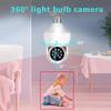 Smart Surveillance Bulb Camera with HD Night Vision and Full-Color Mobile Monitoring