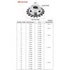 1pc 08B Industrial Drive Sprocket Wheel 45# Steel Chain Gear 10 11 12 13 14 15 16 17 18 19 20 22 23 24 Teeth Bore 10-40mm