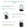Weatherproof Protection Digit Combination Lock Rustproof Heavy Duty 4 Digit Password Lock Waterproof Dormitory Cabinet Lock