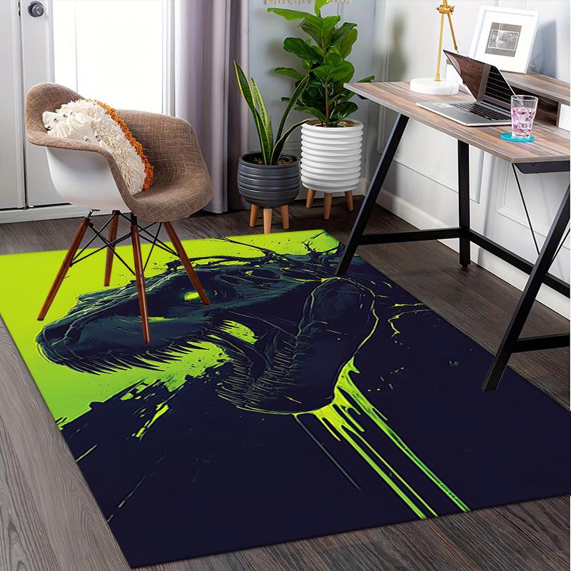 Charming Dinosaur Chair Mat Office Carpet for Home Decor, Sofa Rug Gift, Suitable for Bedroom, Living Room, Various Rooms