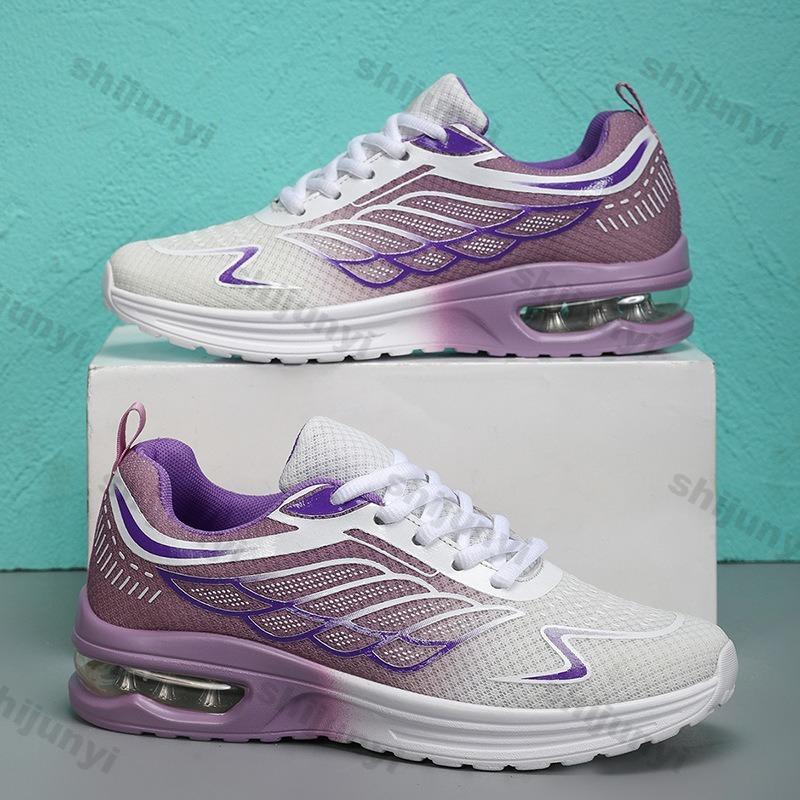 Women's Casual Shoes 2025 Spring New Mesh Breathable Fashion Casual Sports Running Shoes Comfortable Shock Vulcanized Shoes