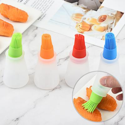 1 Stück Silikon-Backpinsel mit Ölspender – Lebensmittelqualität, perfekt zum Grillen und Backen von Gebäck, unverzichtbar für die Küche